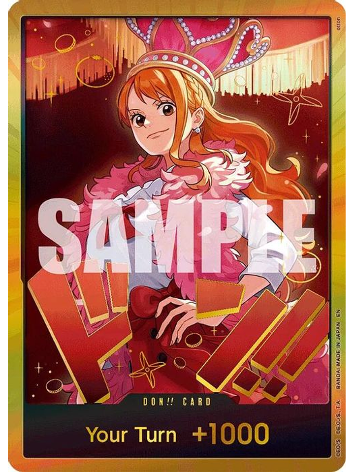 EB03-000 DON!! Card (Nami) (Gold) 1
