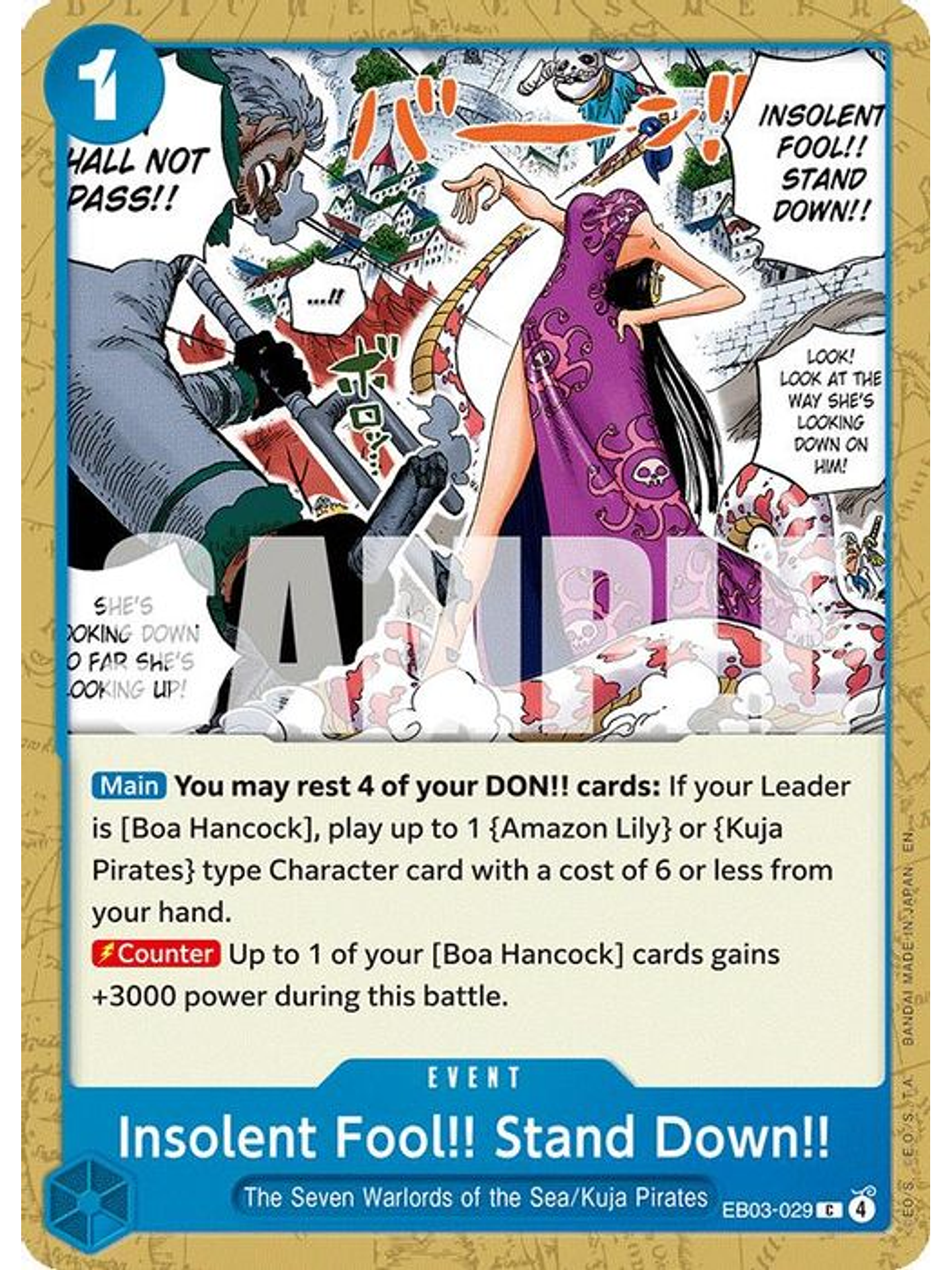 EB03-029 C Insolent Fool!! Stand Down!! 1