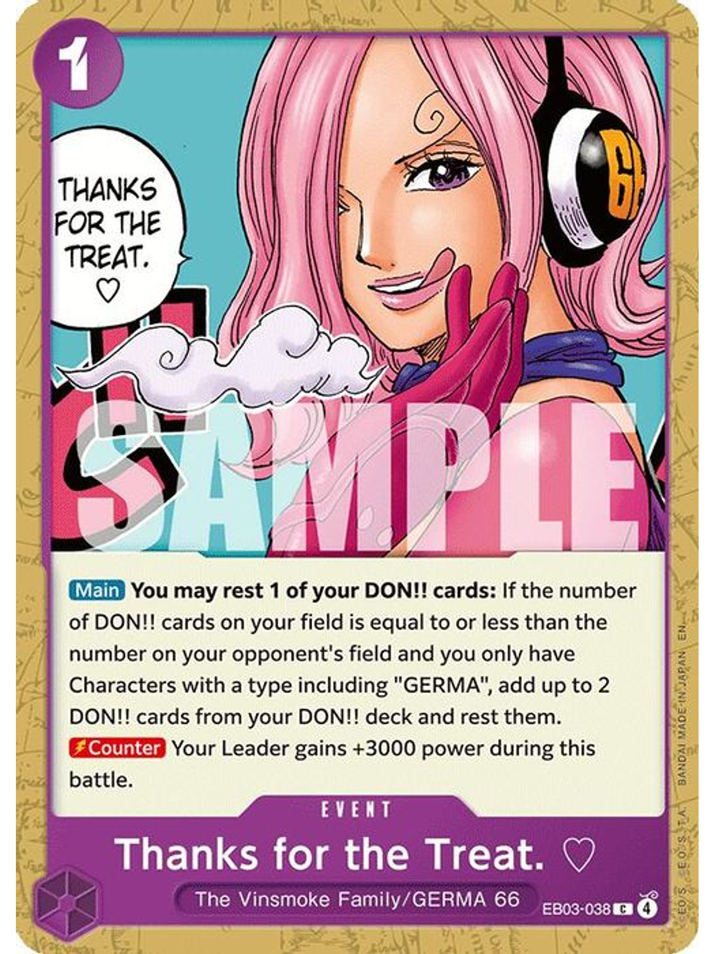 EB03-038 C Thanks for the Treat. 1