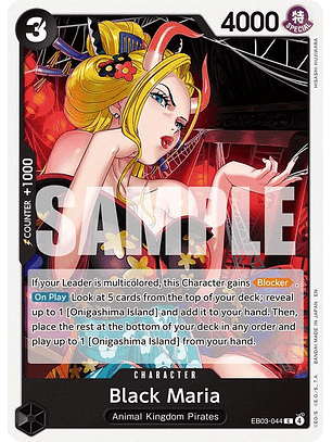 EB03-044 C Black Maria