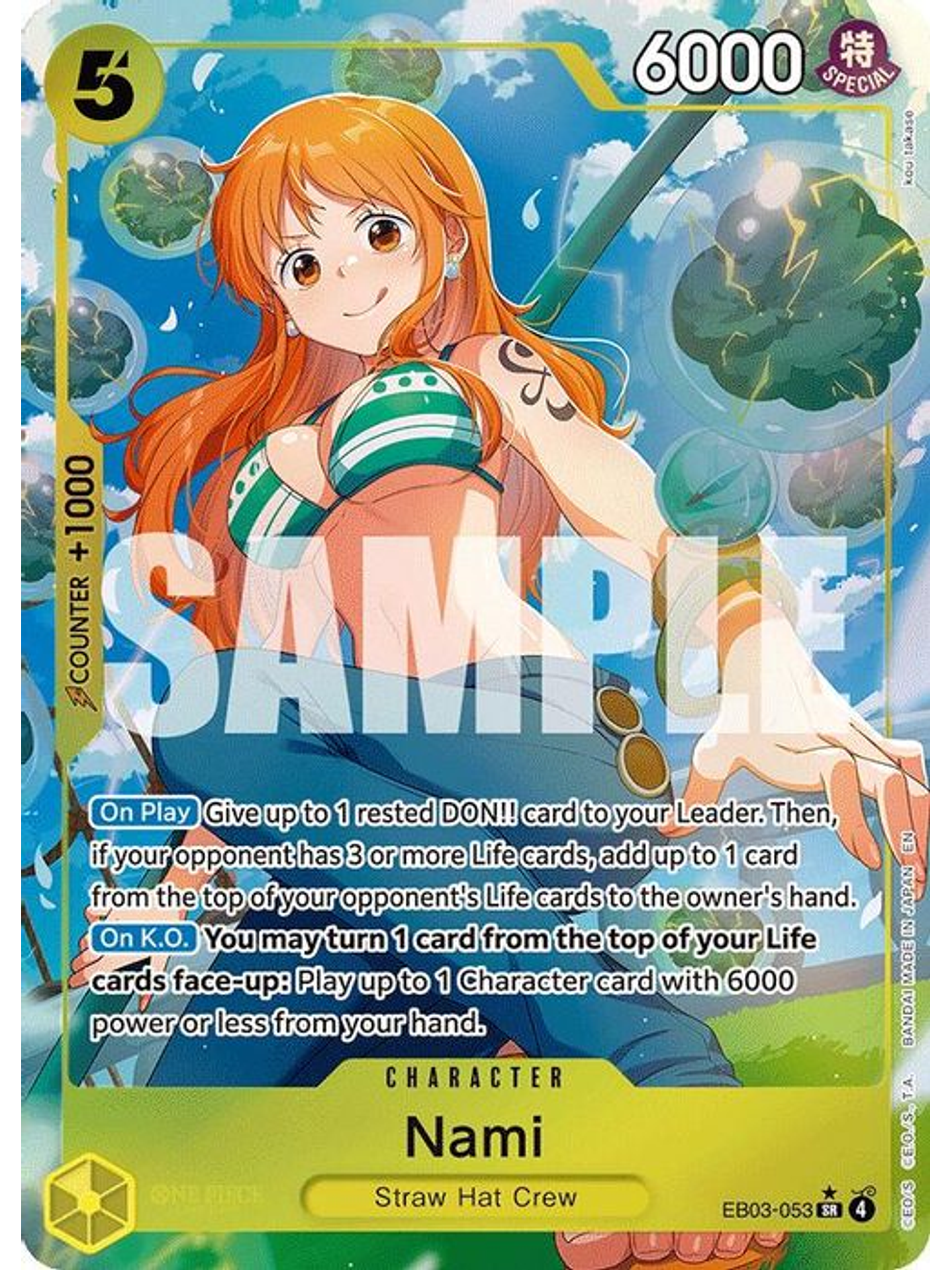 EB03-053 (Alternate Art) Nami (053) 1
