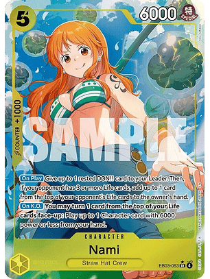 EB03-053 (Alternate Art) Nami (053)