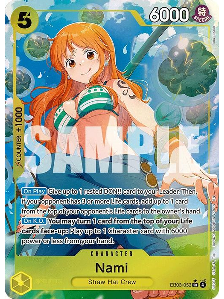 EB03-053 (Alternate Art) Nami (053) 1
