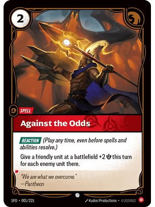 001/221 C Against the Odds