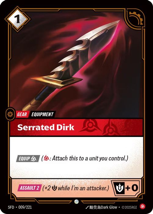 009/221 C Serrated Dirk