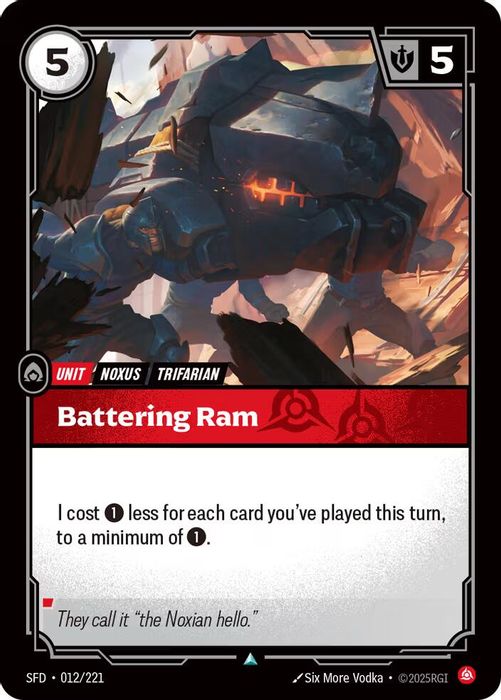 012/221 U Battering Ram