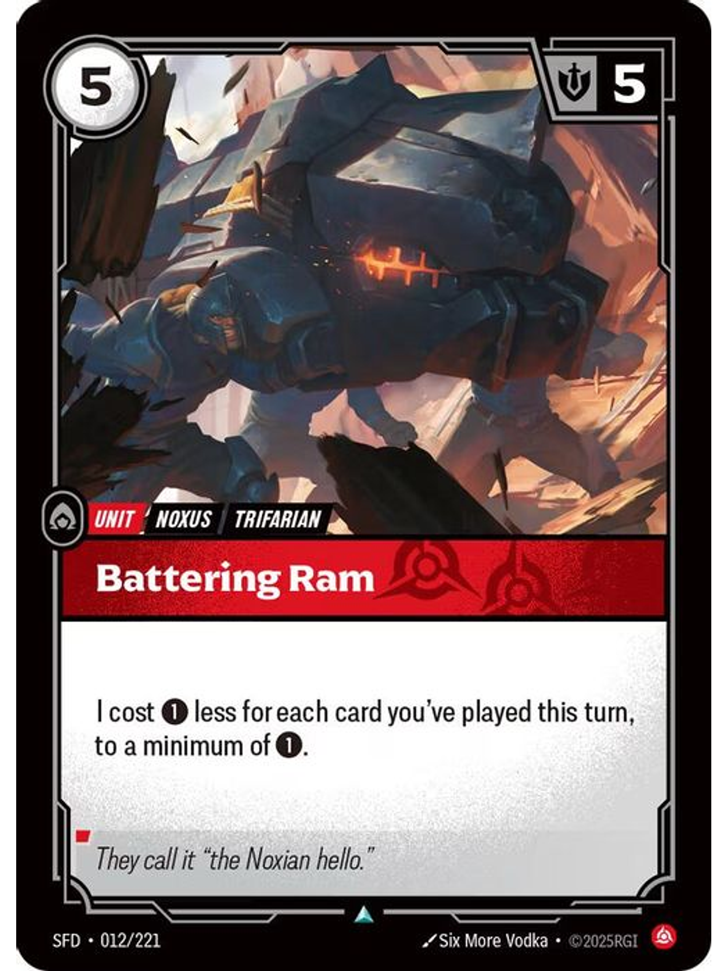 012/221 U Battering Ram 1