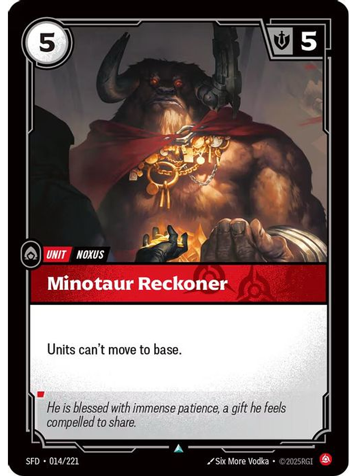 014/221 U Minotaur Reckoner 1
