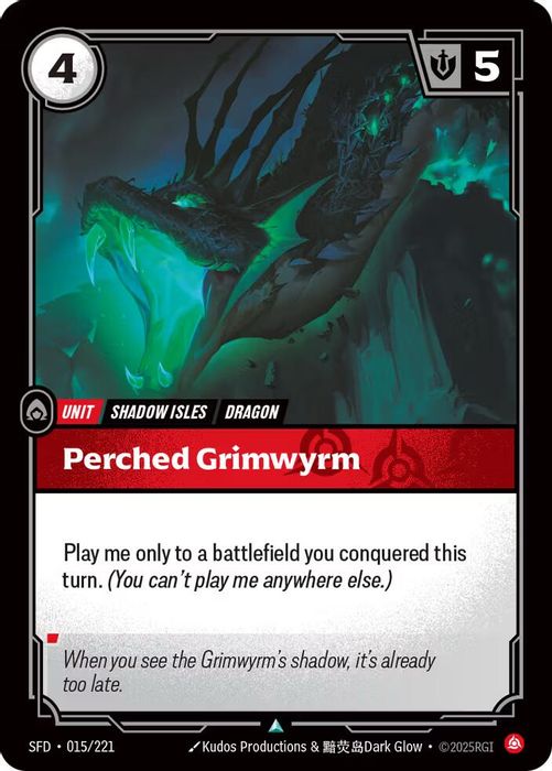 015/221 U Perched Grimwyrm