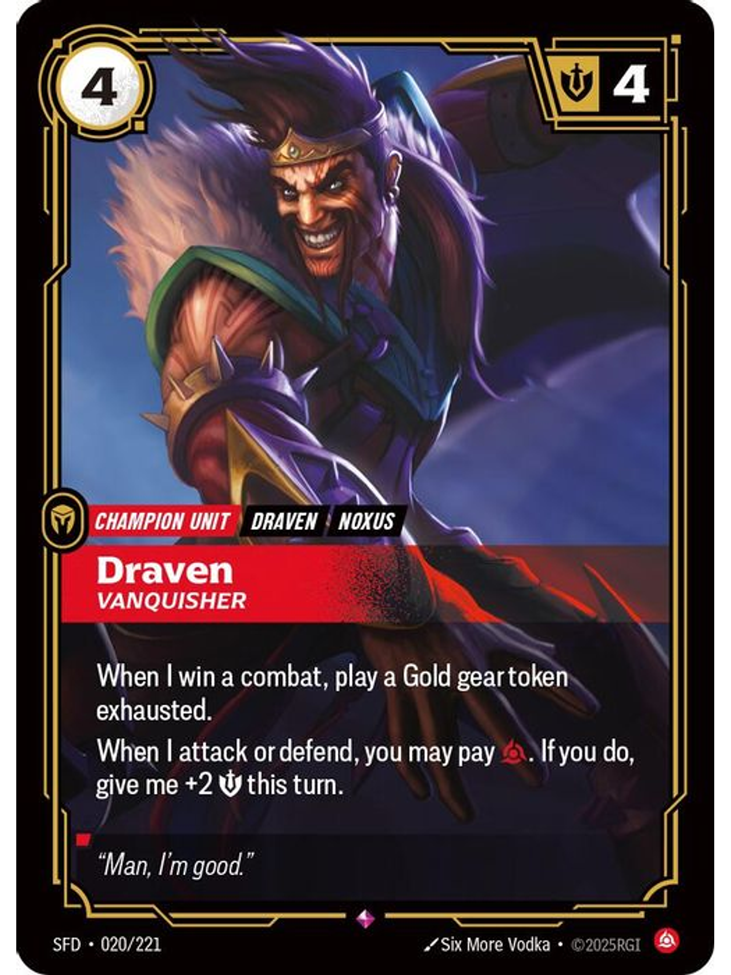 020/221 R Draven - Vanquisher 1