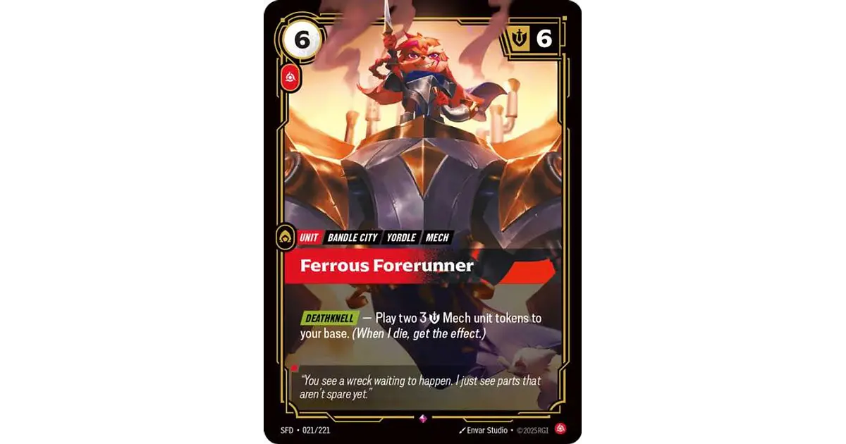 021/221 R Ferrous Forerunner