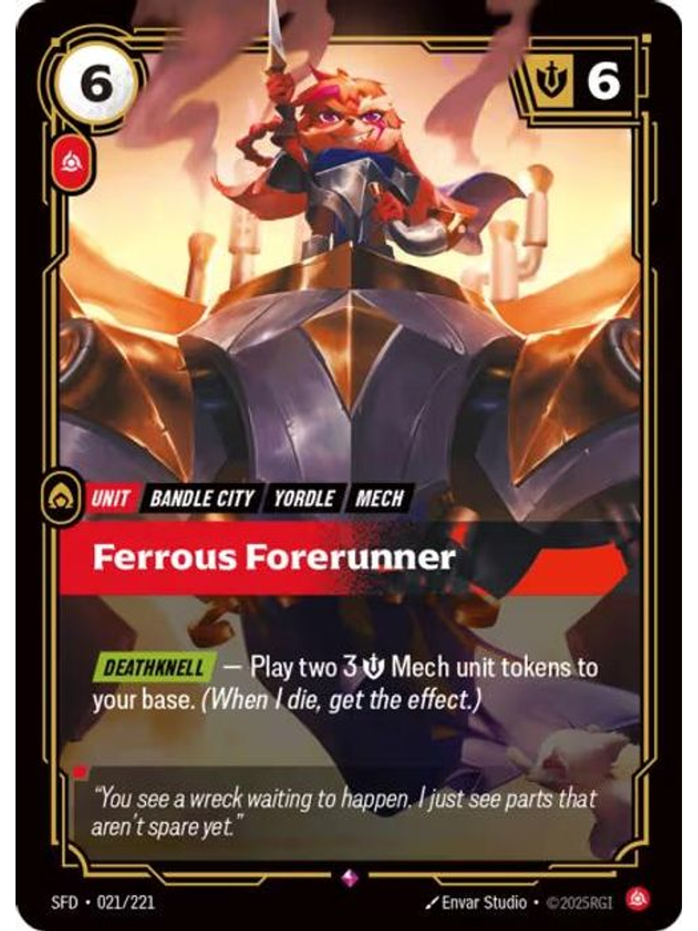 021/221 R Ferrous Forerunner 1