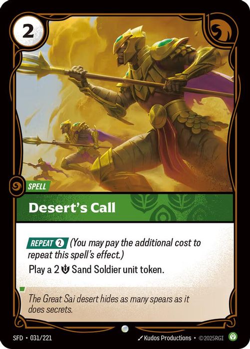 031/221 C Desert's Call