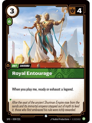 039/221 C Royal Entourage