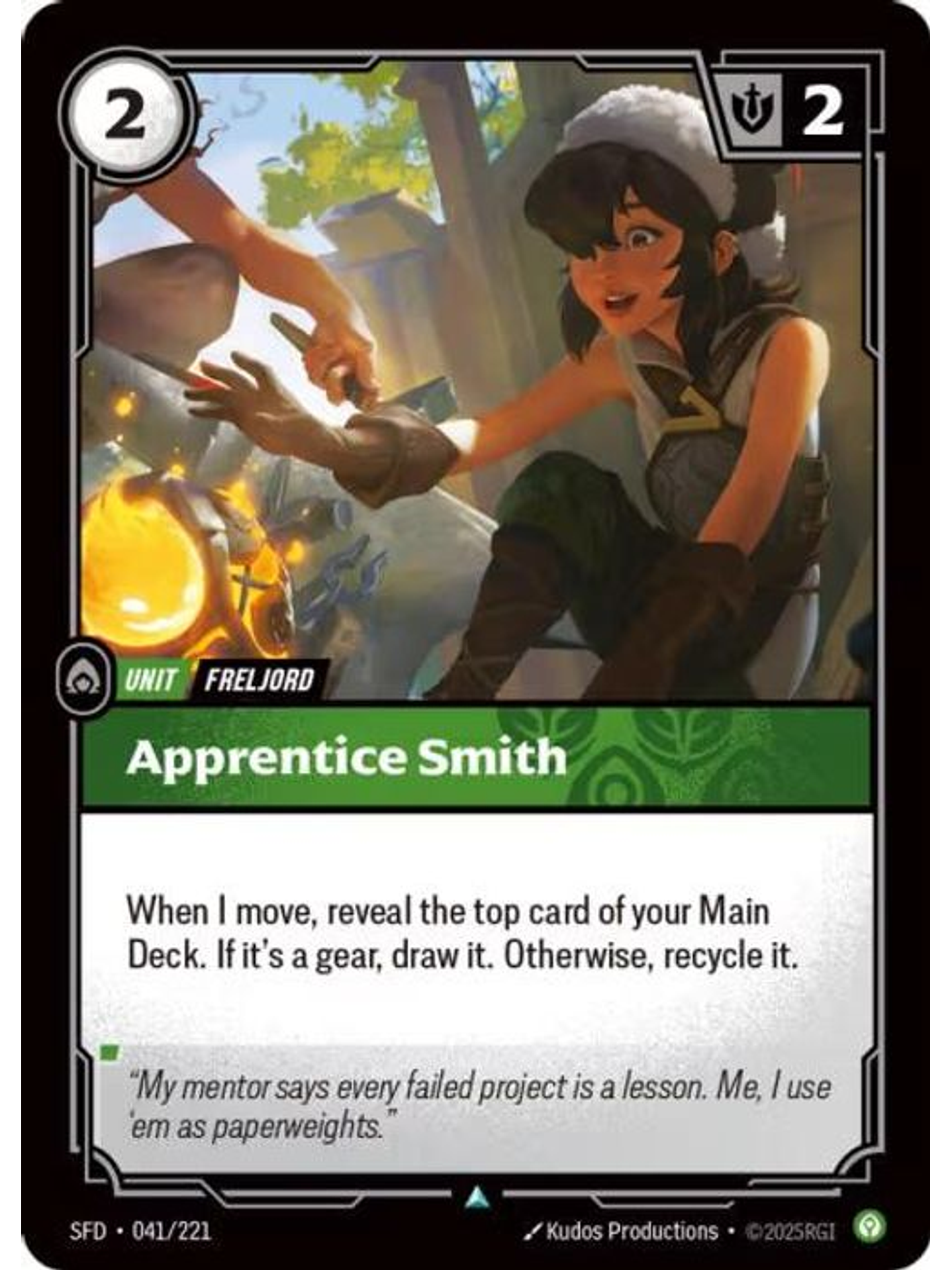 041/221 U Apprentice Smith 1