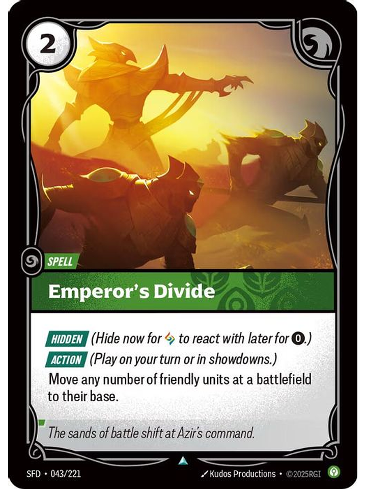 043/221 U Emperor's Divide 1
