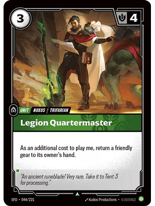 044/221 U Legion Quartermaster