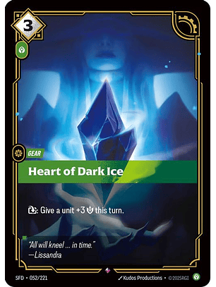 052/221 R Heart of Dark Ice
