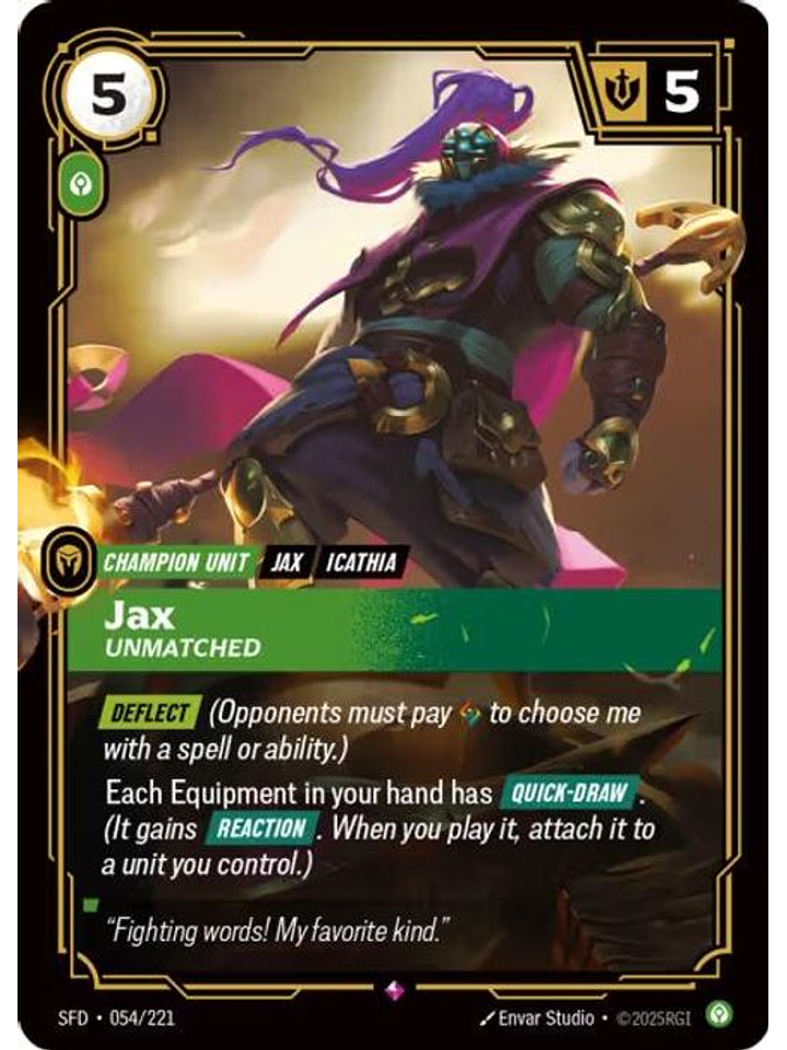054/221 R Jax - Unmatched 1