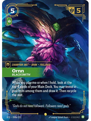 058a/221 (Alternate Art) Ornn - Blacksmith