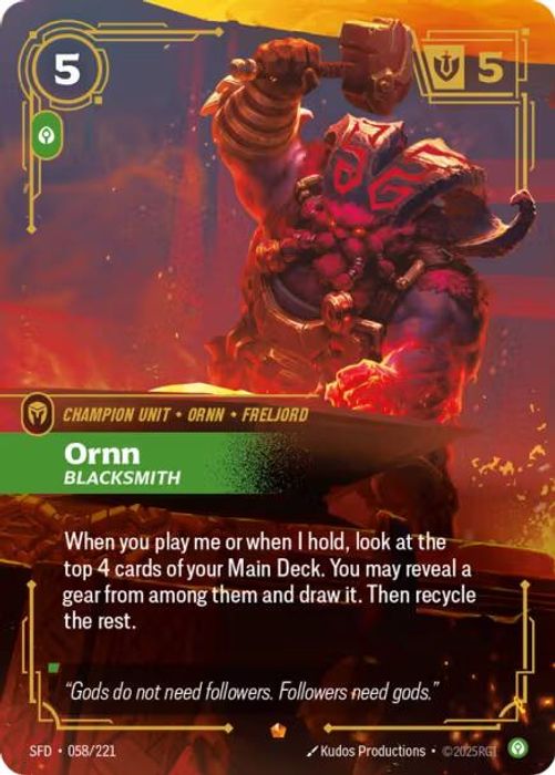 058/221 Epic Ornn - Blacksmith