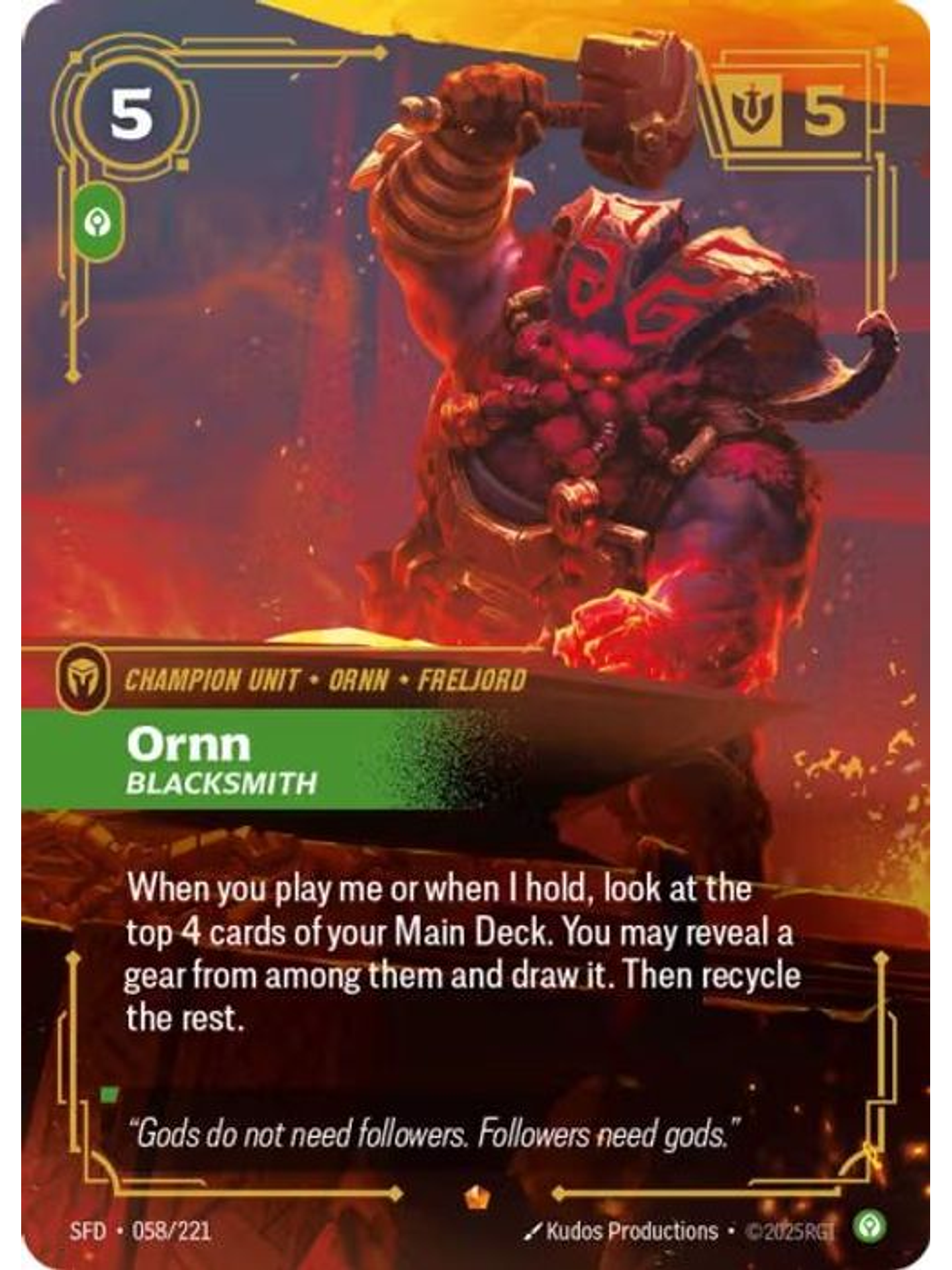 058/221 Epic Ornn - Blacksmith 1