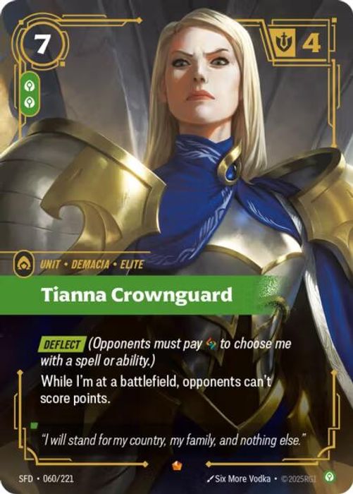 Tianna Crownguard - 060/221 - Epic (Inglés Foil NM)