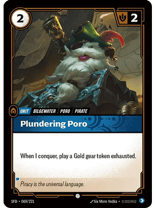 069/221 C Plundering Poro