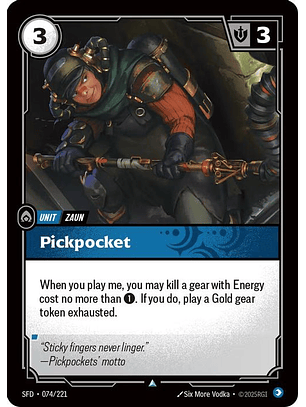 074/221 U Pickpocket