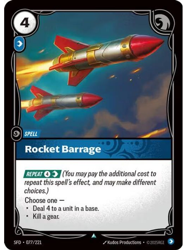 077/221 U Rocket Barrage 1