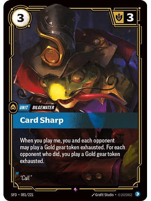 081/221 R Card Sharp