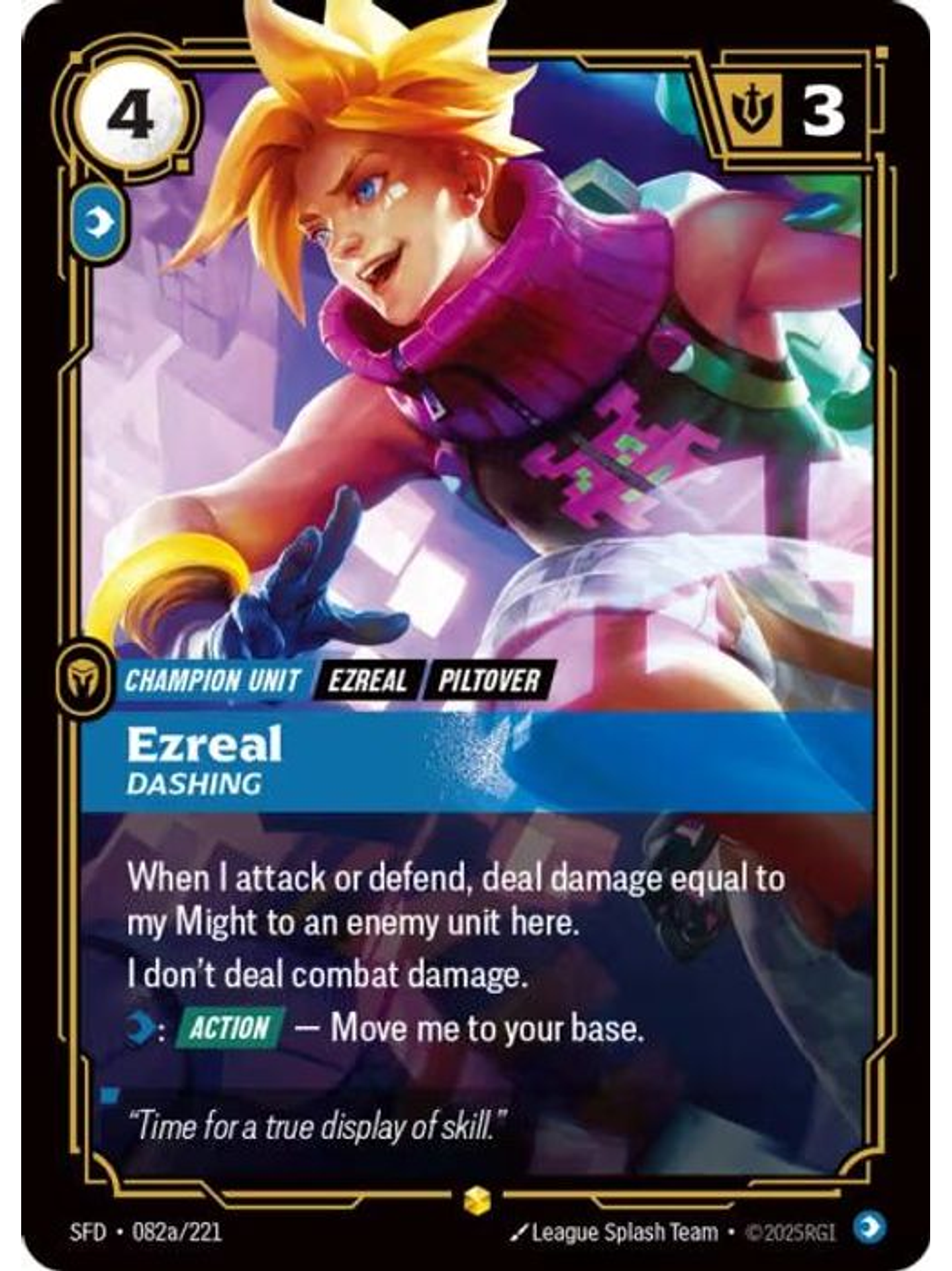 082a/221 (Alternate Art) Ezreal - Dashing 1