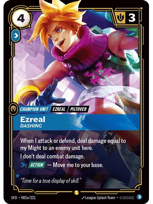 082a/221 (Alternate Art) Ezreal - Dashing