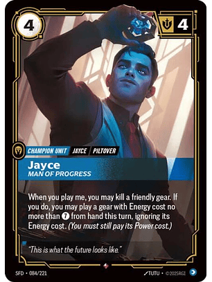 084/221 R Jayce - Man of Progress