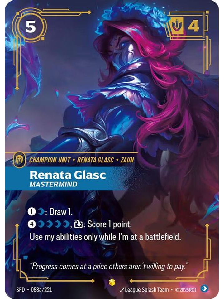 088a/221 (Alternate Art) Renata Glasc - Mastermind 1