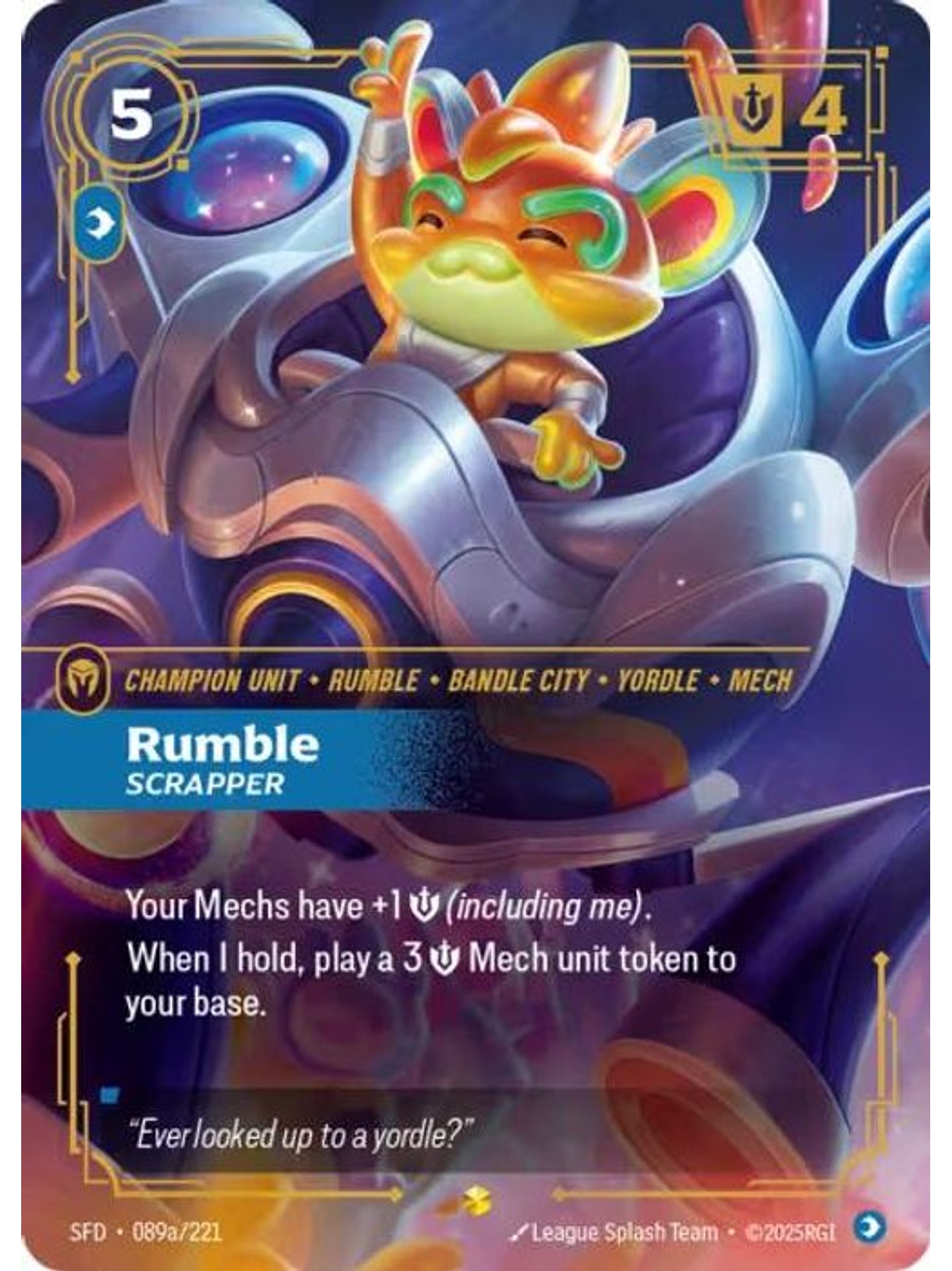 089a/221 (Alternate Art) Rumble - Scrapper 1