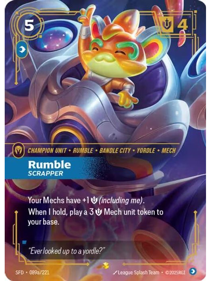 089a/221 (Alternate Art) Rumble - Scrapper 1