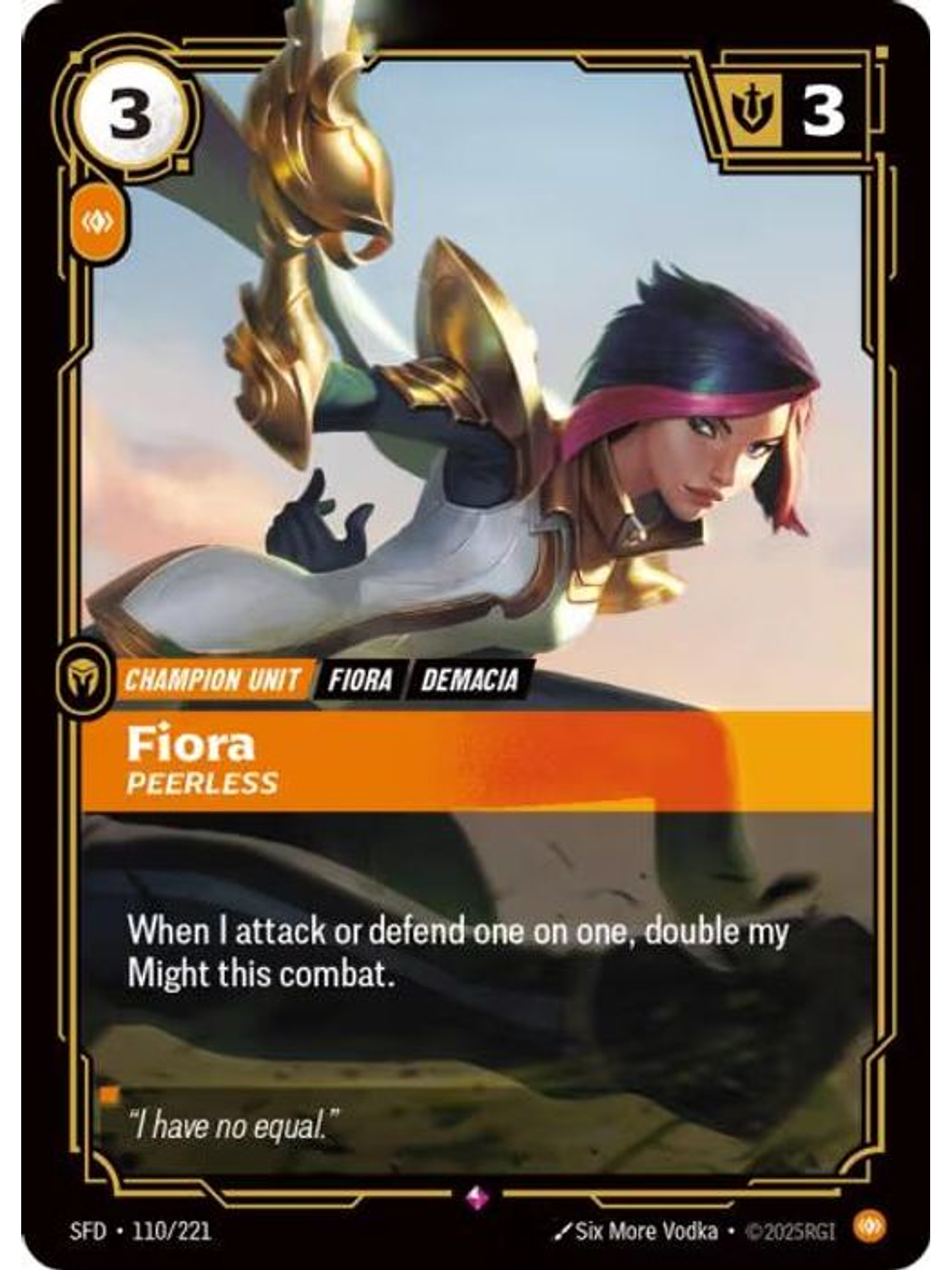 110/221 R Fiora - Peerless 1