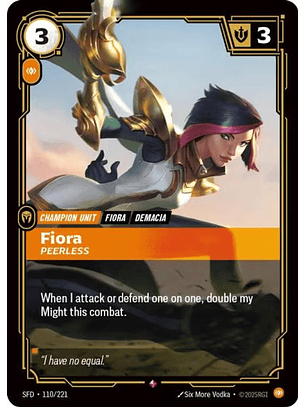 110/221 R Fiora - Peerless