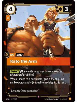 112/221 R Kato the Arm