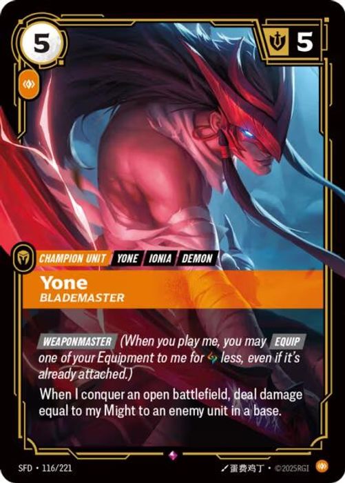 116/221 R Yone - Blademaster