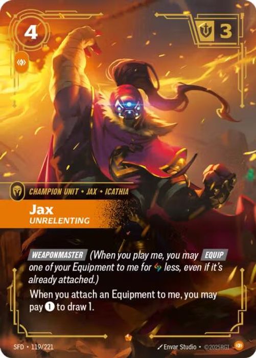 119/221 Epic Jax - Unrelenting