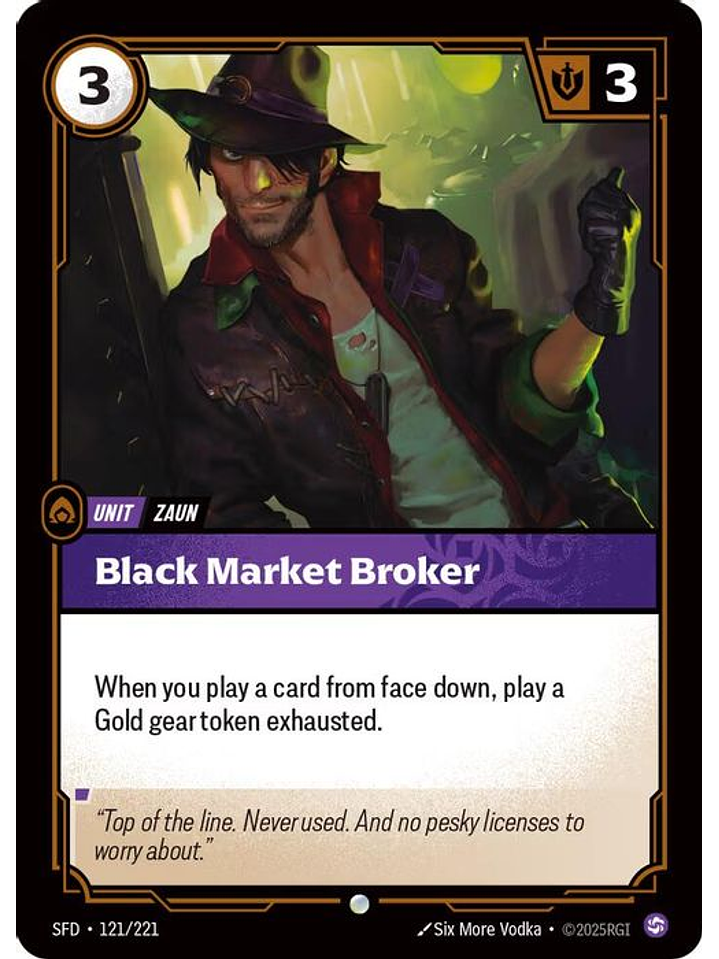 121/221 C Black Market Broker 1