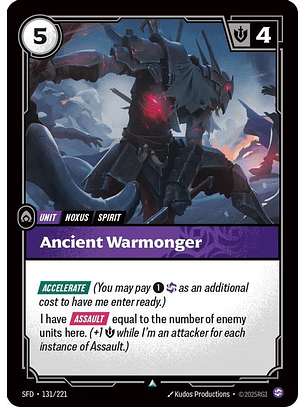 131/221 U Ancient Warmonger