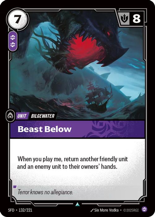 132/221 U Beast Below