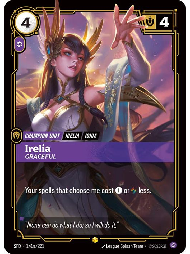 141a/221 (Alternate Art) Irelia - Graceful 1