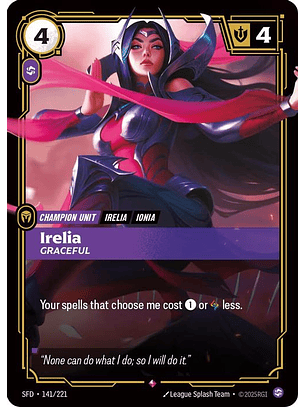 141/221 R Irelia - Graceful