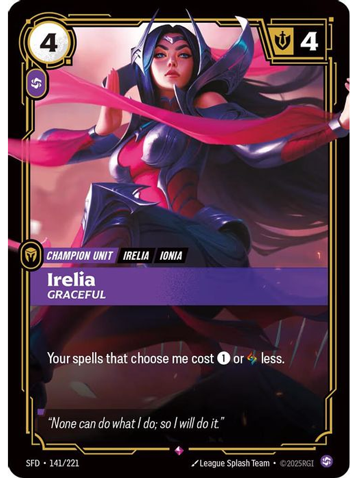 141/221 R Irelia - Graceful 1