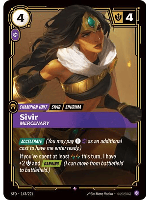 143/221 R Sivir - Mercenary