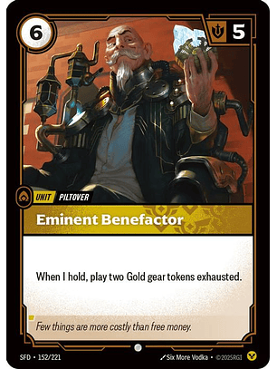 152/221 C Eminent Benefactor